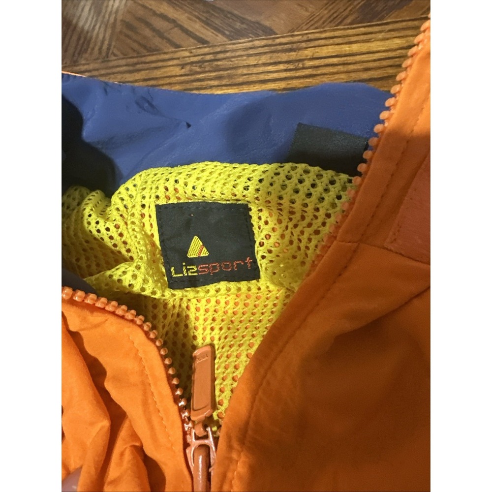 VIntage 80s 90s Liz Sport Lined Windbreaker‎  Women's Color Block Small - Picture 7 of 16